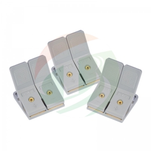 Pouch cell testing clamps