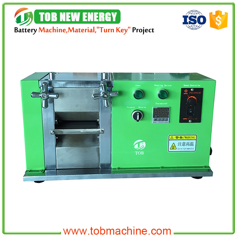 Battery Electrode Hot Roller Press Machine