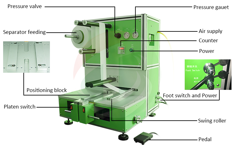  Semi-auto stacking machine