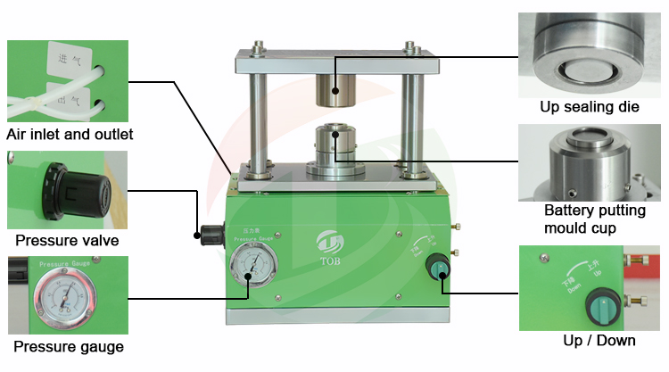 Coin Cell Crimping Machine