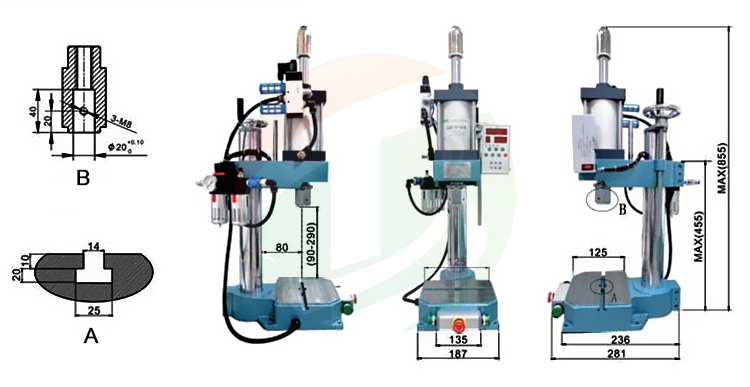 pneumatic punching machine