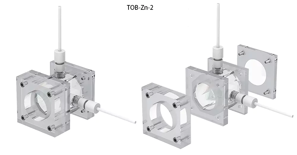 zinc air cell testing device