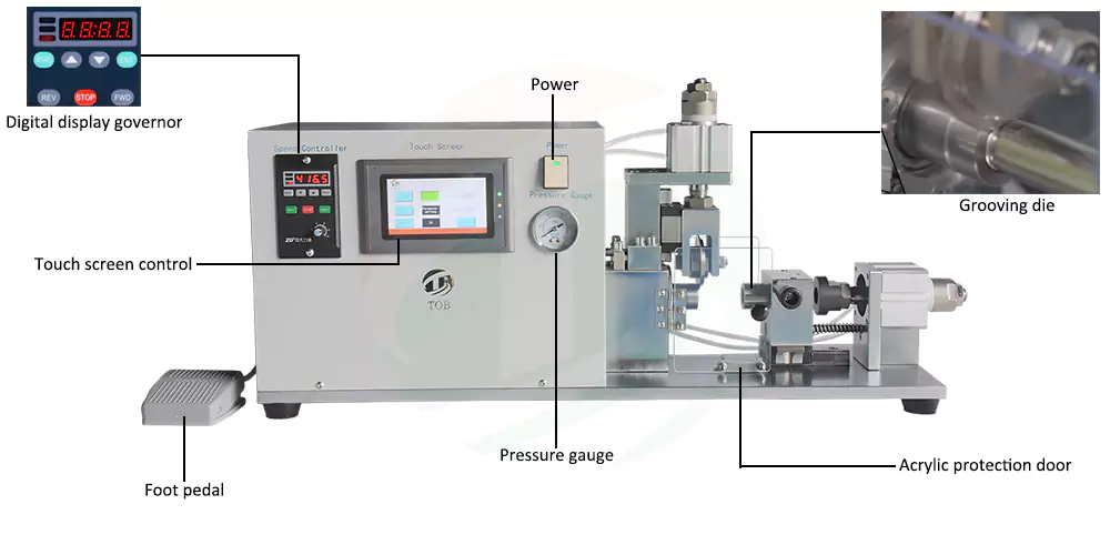 Semi-Auto Grooving Machine