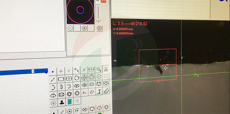 Electrode Burr Measuring