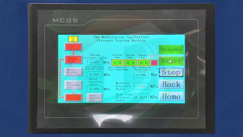 Battery Cap Pressure Tester