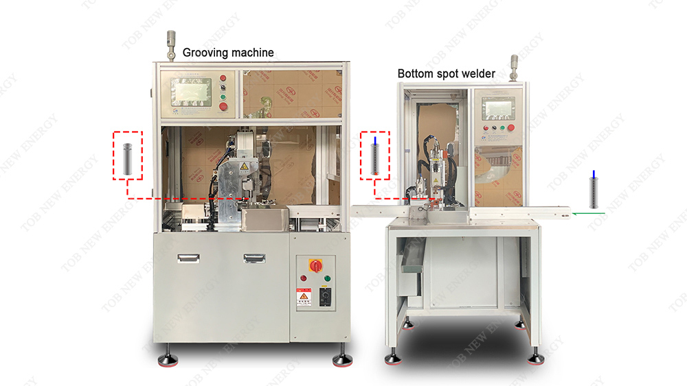  bottom welding and grooving two-in-one machine