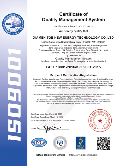 TOB ISO 9001