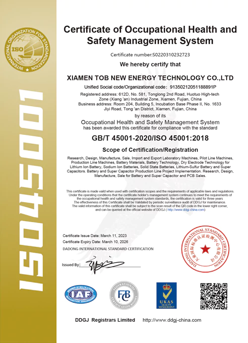 TOB ISO 9001