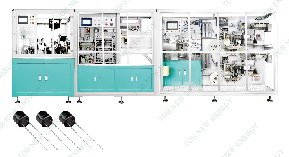 Winding, Immersion and Assembly Machine for Supercapacitor