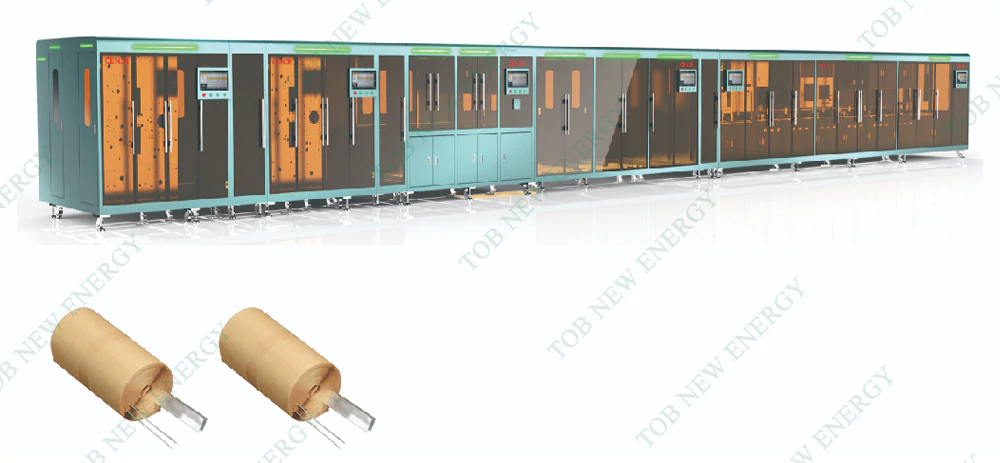 Auto Winding, Immersion and Assembly Machine for Horns Supercapacitor