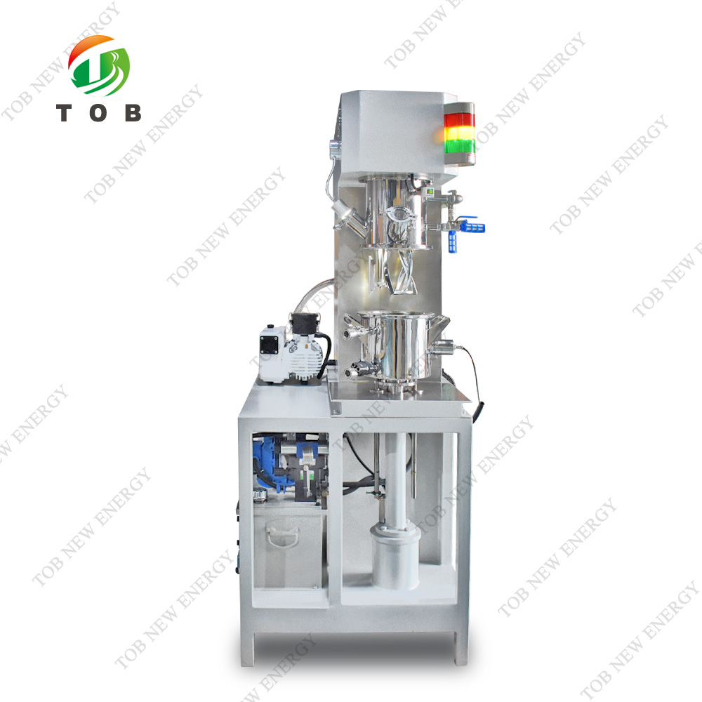 5L Lab Lithium Battery Slurry Stirrer Planetary Vacuum Mixer with Vacuum  Pump