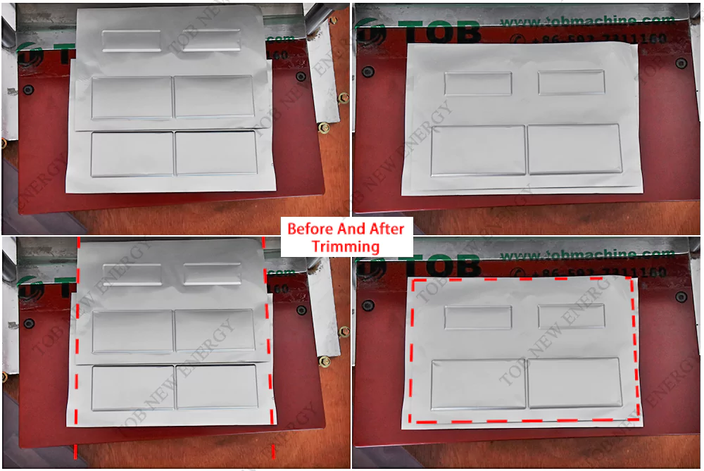 Pouch Cell Edge Trimming Machine