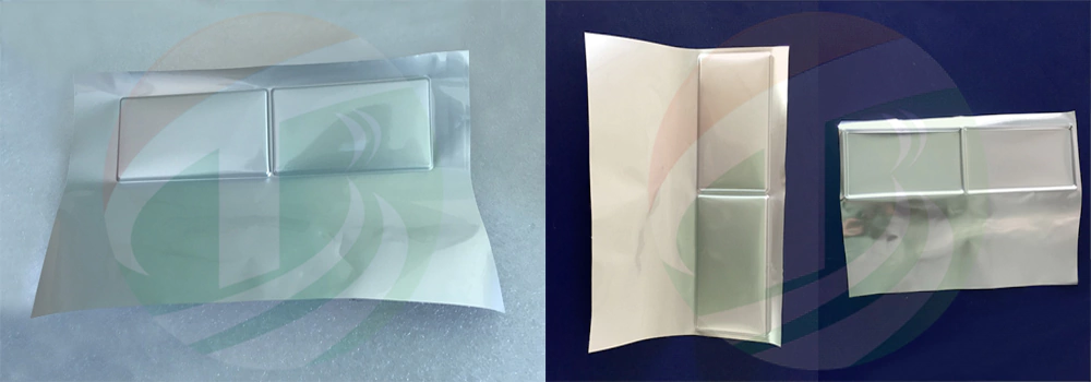 Formed aluminum laminated film