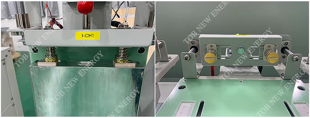 Lithium Prismatic Cell Testing Clamp