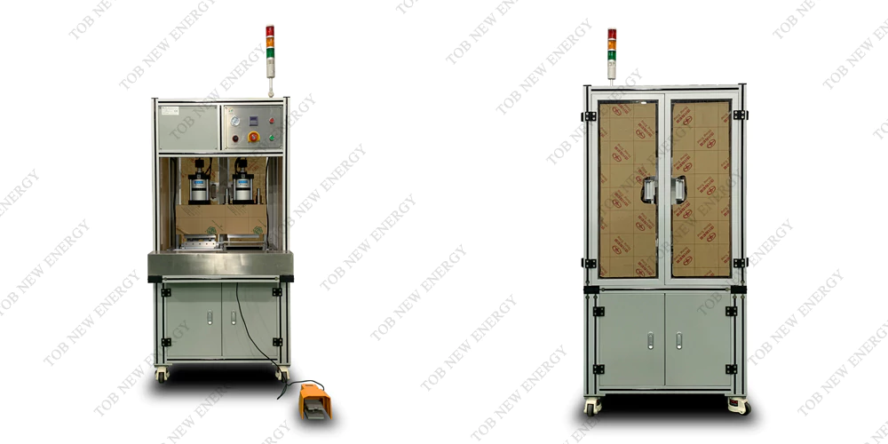 Battery Tab Trimming and Flatting Machine