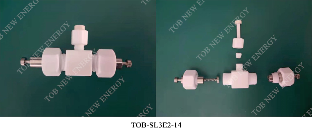 Titanium Three Electrode Battery Test Cell