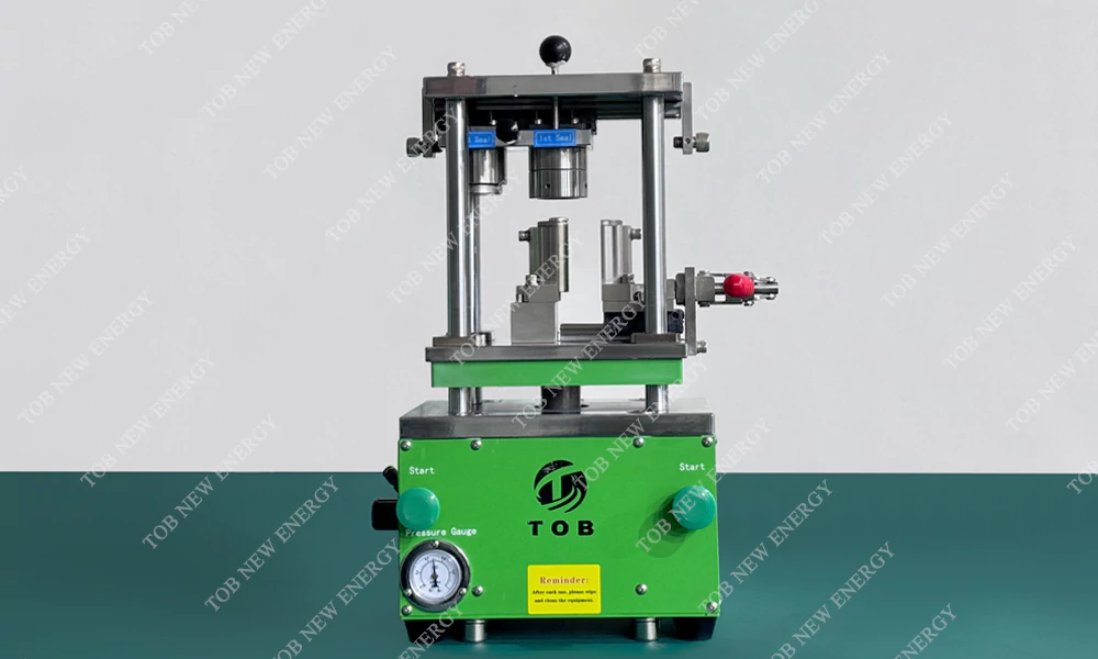 Pneumatic Cylindrical Battery Sealing Machine