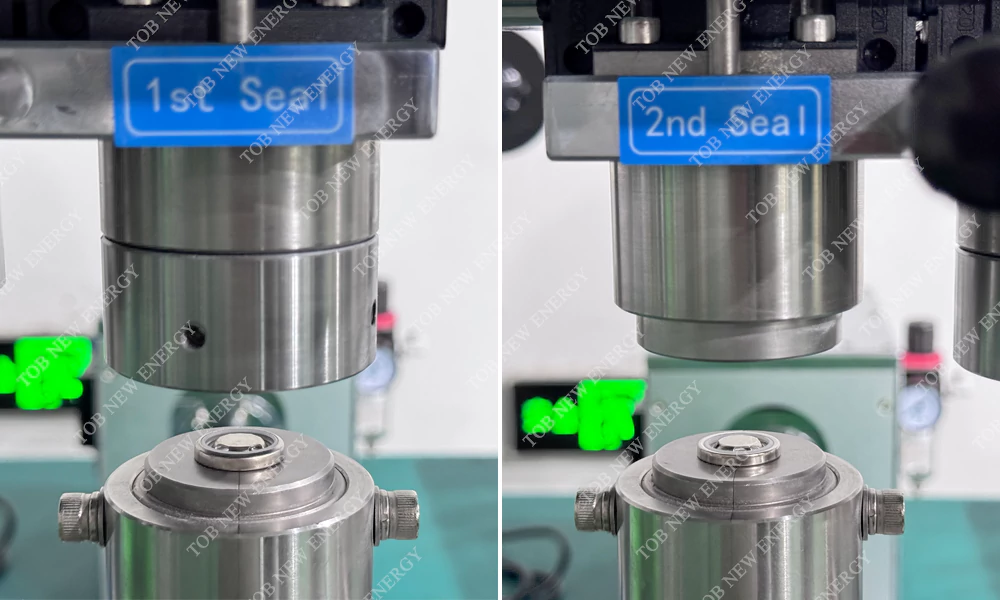 Pneumatic Cylindrical Battery Sealing Machine