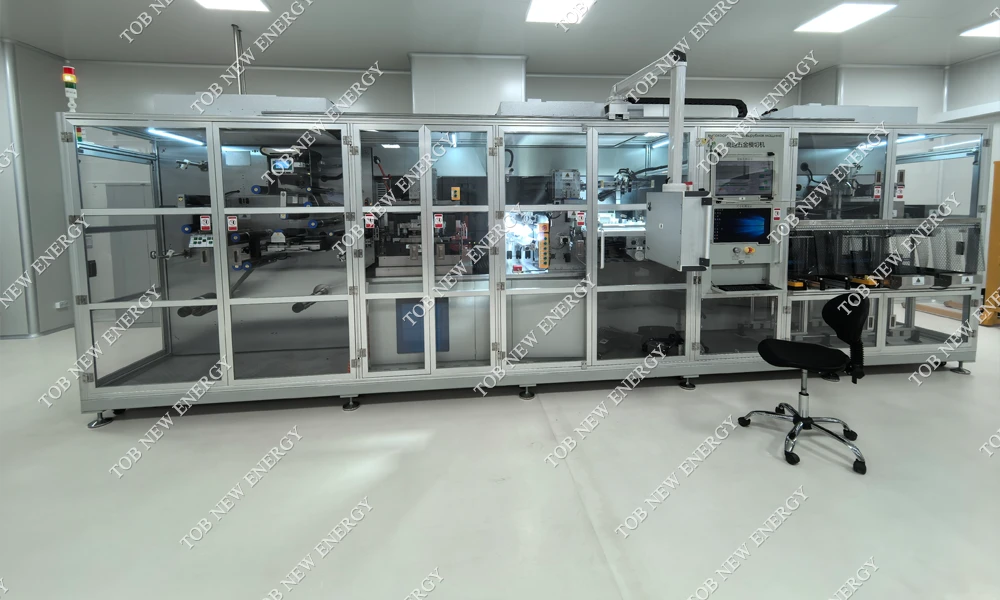Notching Machine for 5Mwh pouch cell production line