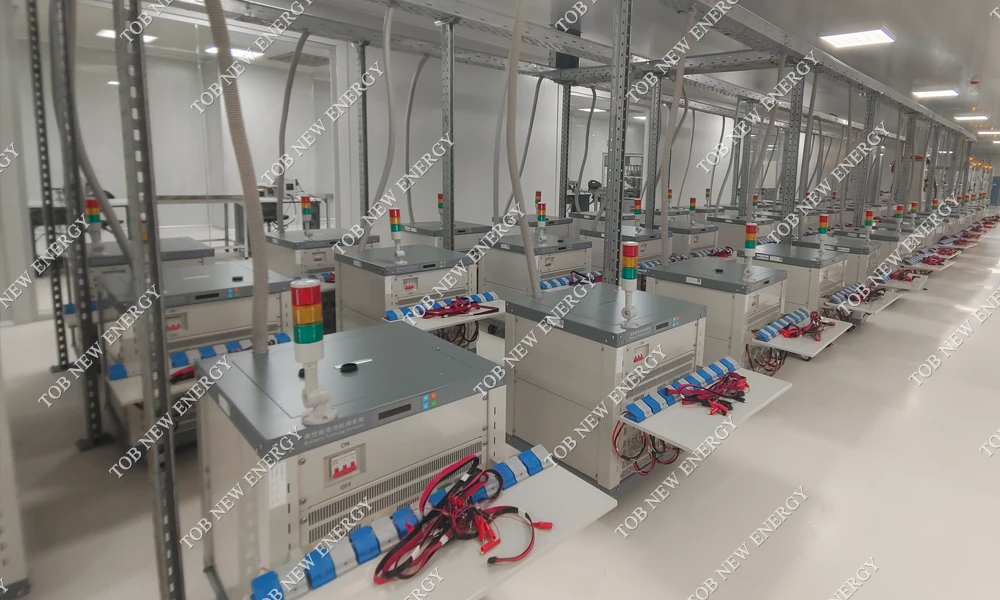 Battery Tester for 5Mwh pouch cell production line