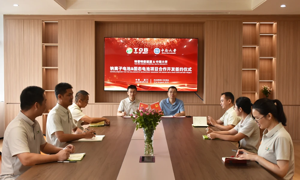 TOB New Energy Reaches Strategic Cooperation with Central South University