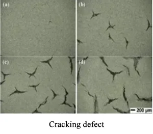 Cracking defect Cracking defect