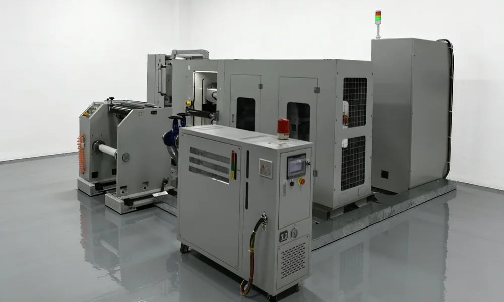 battery electrode calendering machine