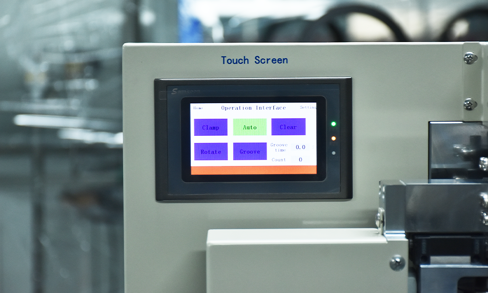 Cylindrical Cell Grooving Machine