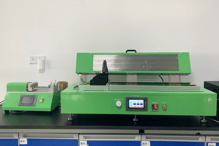 Lab coating machine for battery electrode preparation used in coin cell R&D laboratory setup from TOB New Energy
