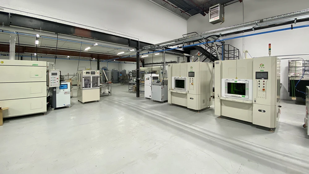 TOB NEW ENERGY pilot line facility