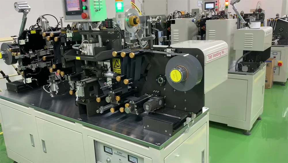 battery tab automated welding machine