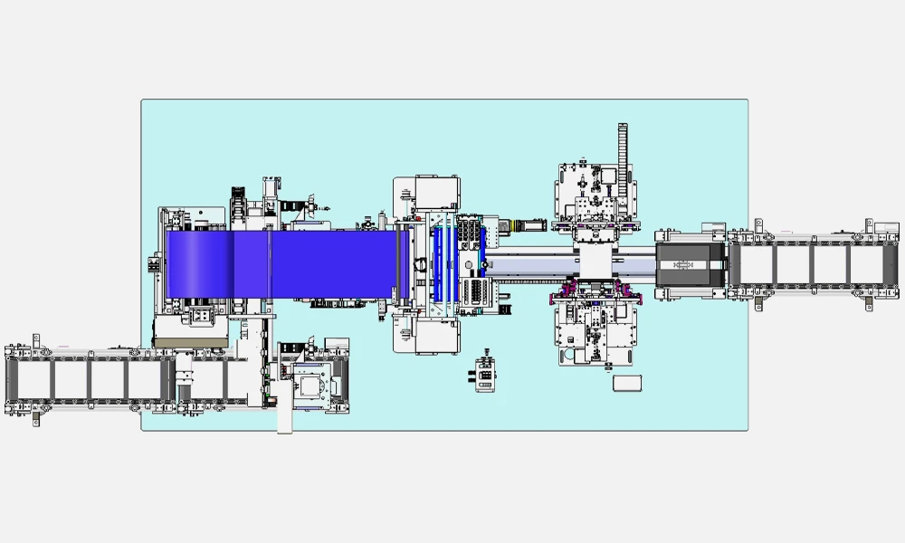 Automatic Prismatic Battery Cell Insulation Film Wrapping Machine