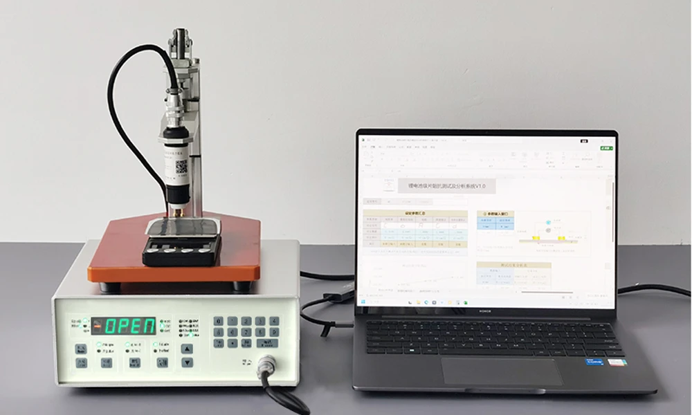 Four-Probe Electrode Coating Resistivity Tester
