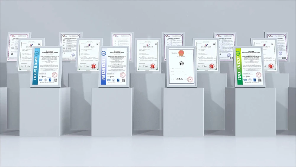 TOB NEW ENERGY patents and certificates