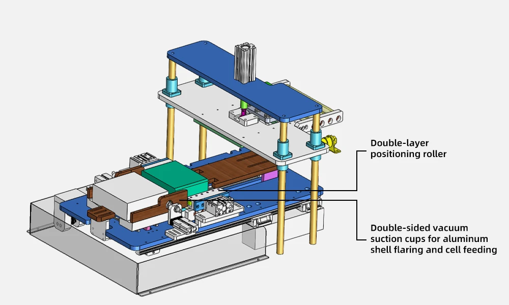 Manual Prismatic Cell Case Insertion Machine