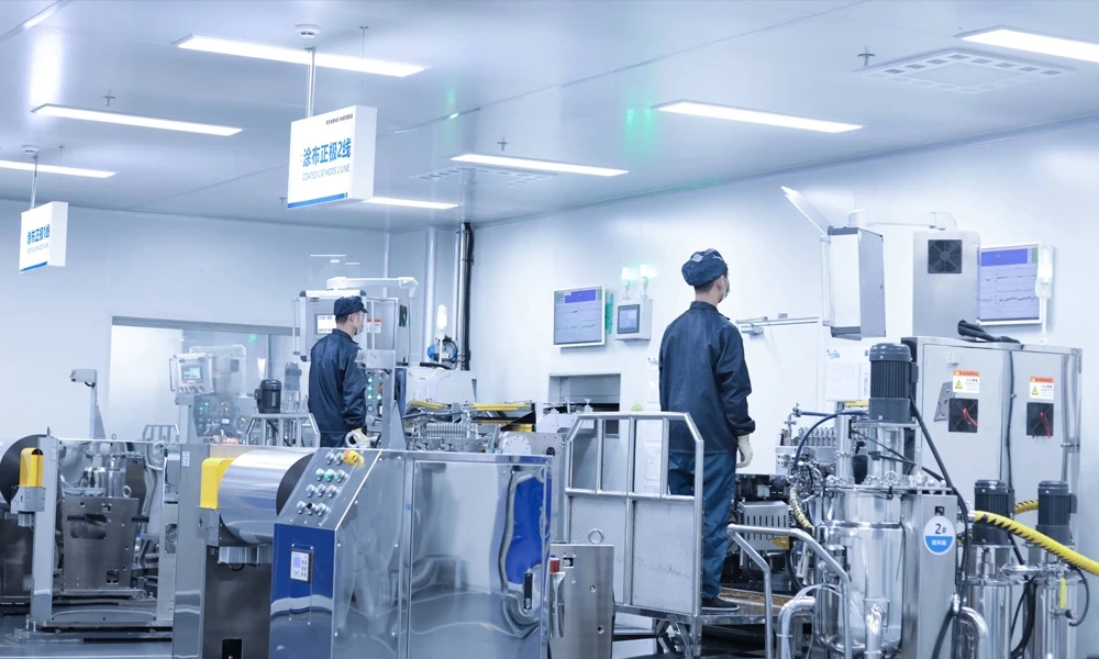 21700 tabless battery production line coating process