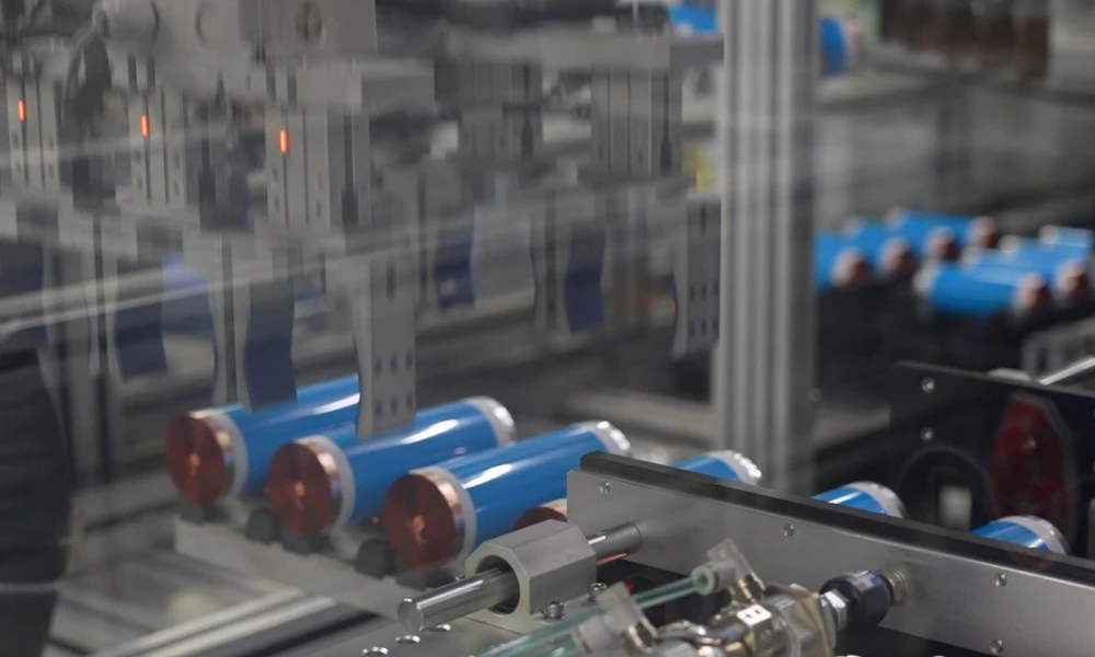 Tabless battery Winding Tabless battery Winding