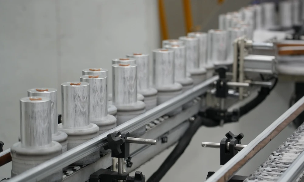 4680 battery assembly line