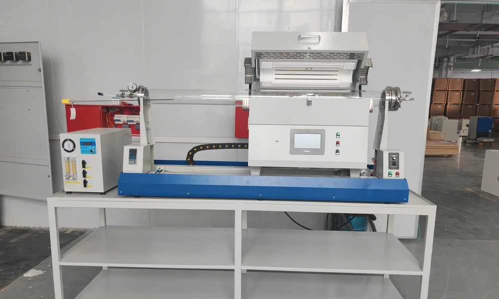 1200 °C Sliding Tube Furnace for Battery Materials Research