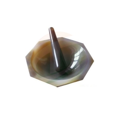 China Leading Hihg qality Natural Agate Mortar and Pestle suppliers Manufacturer