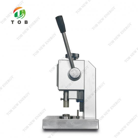 Small Manual Die Cutting Punching Machine For Coin Cell Electrode and Separator Cutting