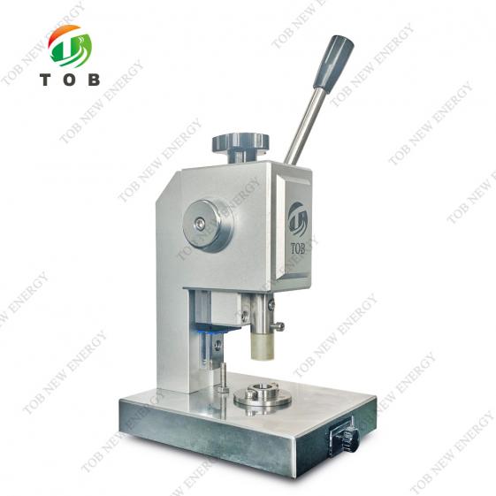 Small Manual Die Cutting Punching Machine For Coin Cell Electrode and Separator Cutting