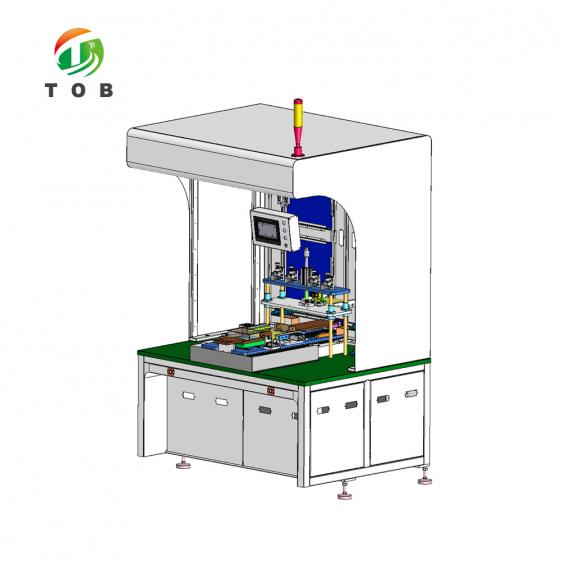 prismatic cell case insertion machine