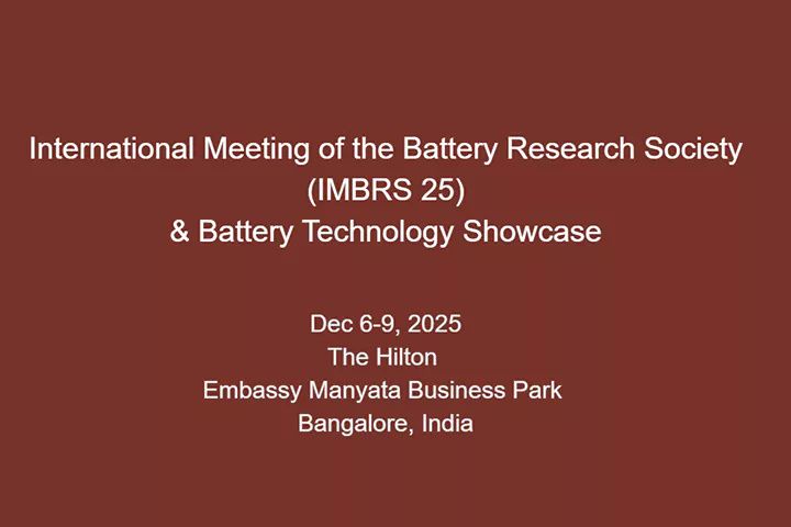 International Meeting of the Battery Research Society (IMBRS 25) 