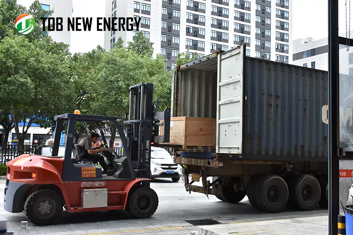 The lithium-ion Pouch Cell Pilot Line Production Equipment Being Shipped