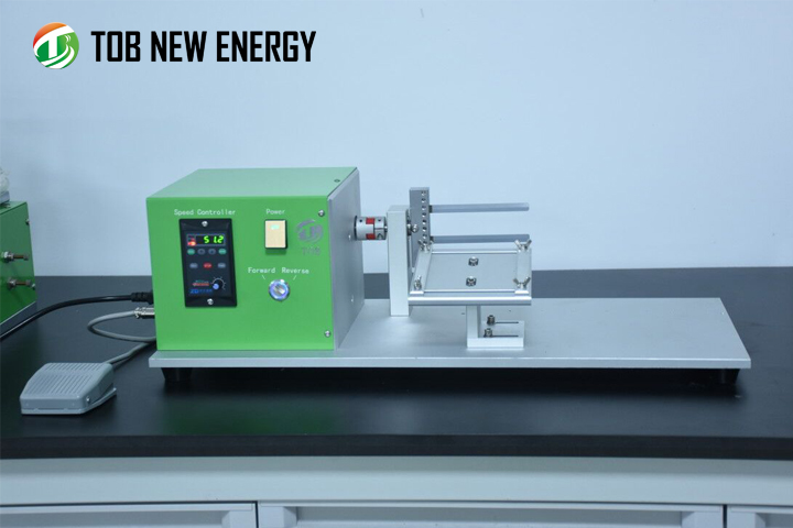 New design width adjustable battery winding machine