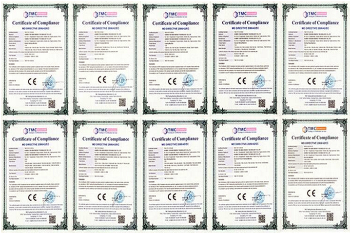 CE certificate assurance for TOB battery machine
