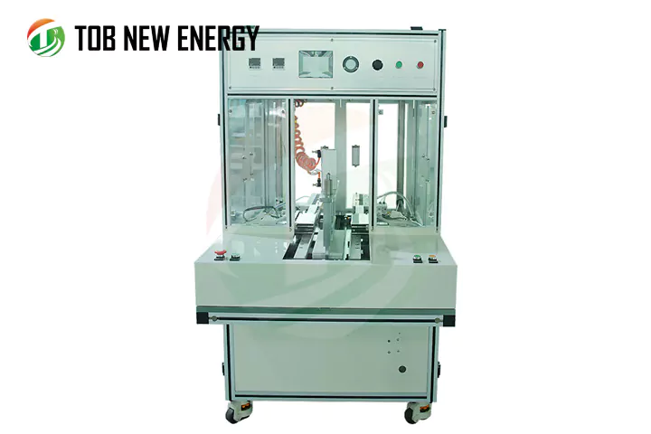 Pouch Cell Edge Cutting Folding and Hotting Machine