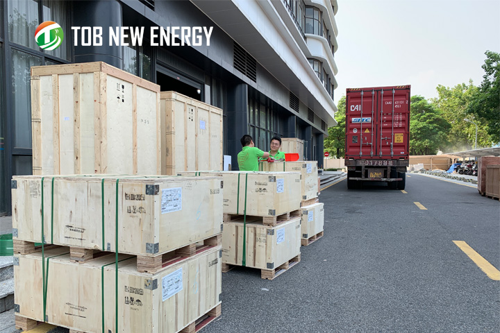 Battery Materials Shipping from TOB New Energy
