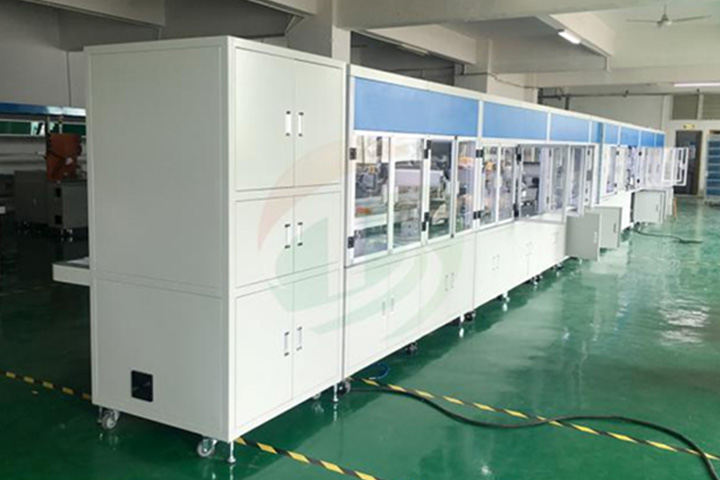Fully automatic power battery pack production line